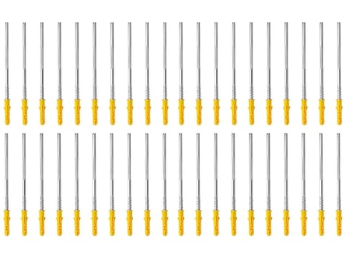 40 Stück Unsichtbare Regalhalterung, 6x130 mm Wandhalterung Regalbrett Halterung, Regalbodenträger, Tablarträger, Wandkonsole, Regalbodenhalter, Wandregal Halterung Unsichtbar 40 Stück Unsichtbare Regalhalterung, 6x130 mm Wandhalterung Regalbrett Halterung, Regalbodenträger, Tablarträger, Wandkonsole, Regalbodenhalter, Wandregal Halterung Unsichtbar von SGZQKZ
