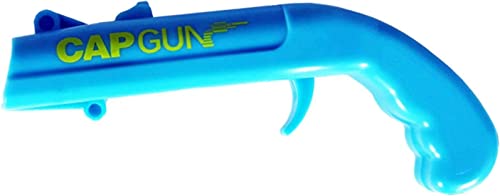 Capgun Flaschenöffner Pistole - Bierflaschenöffner Bieröffner | Lustige Flaschenverschlusspistole | Kreativer Weinflaschenöffner für Zuhause, Bar, Party, Trinken und Spielen - Shoots (blau) von SGerste