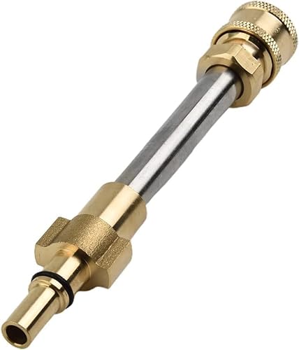 Hochdruckreiniger-Adapter für Bosch/Black & Decker/Titan, 6,35 mm Schnellanschluss an Schaumkanone und Sprühstab, Verlängerungslanzenkupplung mit Messingbeschlägen (Bosch AQT) von SGerste