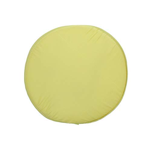 SGerste Mehrfarbige, runde Sitzkissen, Stuhlkissen, Garten, Küche, Esszimmer, Mehrzweck, abnehmbar, 38 x 38 cm, Gelb von SGerste