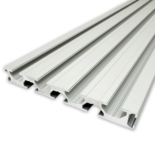 Aluprofil 15x120 mm | Nut 8 | Länge: 1700 mm = 170 cm | silber eloxiert E6/EV1 | Aluminium Profil | Nutenprofil | Aluprofil | Alu Profil | Leicht | I-Typ | Montagesystem von SGplusMH