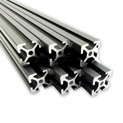Aluprofil 20x20 mm | Nut 5 | 5 Stück mit 2 Meter = 10 Meter | schwarz eloxiert | Aluminium Profil | I-Typ |Nutenprofil | Aluprofil | Alu Profil | Leicht | Montagesystem | Aluprofil 20x20 mm | Nut 5 | 5 Stück mit 2 Meter = 10 Meter | schwarz eloxiert | Aluminium Profil | I-Typ |Nutenprofil | Aluprofil | Alu Profil | Leicht | Montagesystem | von SGplusMH