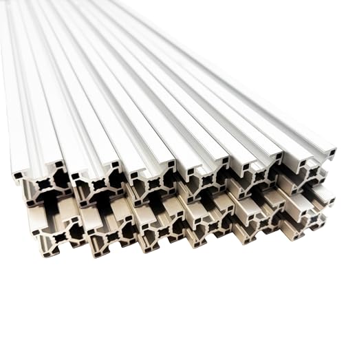 Aluprofil 30x30 mm | Nut 8 | Länge 42 m (21x2000 mm) | eloxiert | Aluminium Profil | Nutenprofil | Aluprofil | Alu Profil | Leicht | Montagesystem | von SGplusMH