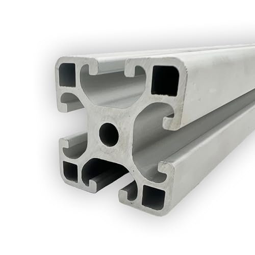Aluprofil 40x40 mm | Nut 8 | eloxiert | verschiedene Längen wählbar 100 mm (10 cm) - 2000 mm (200 cm) | Aluminium Profil | Nutenprofil | Aluprofil | Alu Profil | Leicht | Montagesystem | von SGplusMH