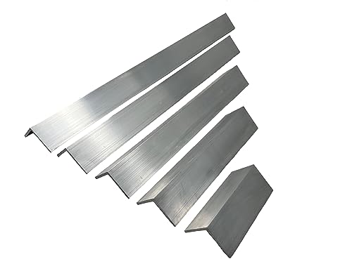 Aluwinkel 10 x 10 x 2 mm, Länge 500 mm, Alu Winkel, Aluminiumwinkel, Winkelprofil aus Aluminium, Winkel Aluminium, Aluschiene, L-Profil, Aluminiumprofil, Aluminium von SGplusMH