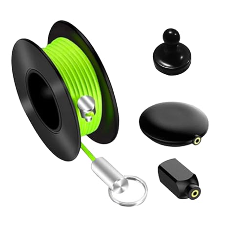SH-RuiDu Magnetischer Drahtzieher, tragbarer Magnet Kabelzieher Drahtziehsystem Drahtmagnetabzieher Elektriker Einfädler-Kit für Rohrleitungen, Wände, Böden, Decken von SH-RuiDu