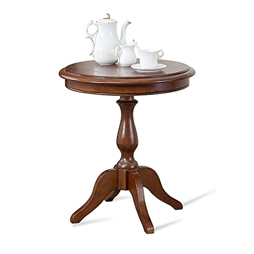 SH-tables Kaffeetisch, Amerikanischer Sofa Beistelltisch/Kleiner Runder Tisch/Nachttisch/Telefontisch, Für Wohnzimmer Balkon Schlafzimmer Flur (Color : A) von SH-tables