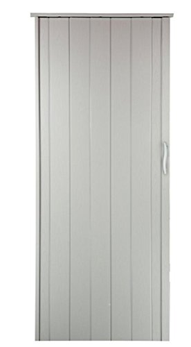 Falttür Schiebetür Tür weiss gewischt farben Höhe 202 cm Einbaubreite bis 84 cm Doppelwandprofil Neu von H&S
