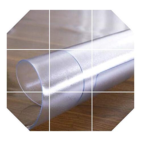 SHAARI Bodenmatte Bodenschutz Rechteck PVC Stuhl Mat for Hartholzboden 1,6/2/3 Mm Dick Tischfolie Schutzfolie Folie for Möbel Esszimmer, Leicht Zu Reinigen (1.6mm,0.4x0.6m) von SHAARI