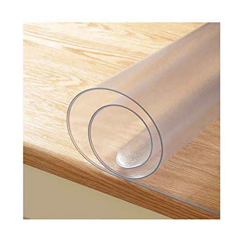 Tisch Schutzmatte Weiches Glas Schreibtischmatte Mattierte Transparente Tischmatte Kristallplatte 2mm Bürostuhl Unterlage Einweg-PVC-Öl Und Wasserdicht Tischdecke Abwaschbar Couchtischmatte SHAARI(80X Tisch Schutzmatte Weiches Glas Schreibtischmatte Mattierte Transparente Tischmatte Kristallplatte 2mm Bürostuhl Unterlage Einweg-PVC-Öl Und Wasserdicht Tischdecke Abwaschbar Couchtischmatte SHAARI(80X von SHAARI