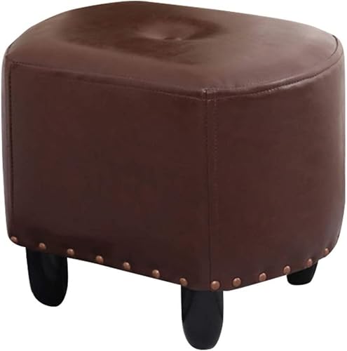 Fußhocker, Fußhocker, Fußhocker, Fußhocker aus Kunstleder, unter dem Schreibtisch im Wohnzimmer/Schlafzimmer, ergonomisches Fußheber-Design, kann verwendet werden von SHABOZ