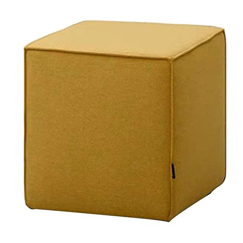 Fußhocker Fußhocker Fußhocker Ottomane Hocker Gepolsterte Schuhhocker Stoffsofa Quadratischer Hocker Kleine Fußstütze Dekorative Fußstütze Für Zuhause Wohnzimmer, 9 Farben (Color : von SHABOZ