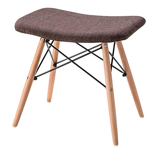 Fußhocker Fußhocker Ottomane Fußstütze Fußhocker Ottomane Schuhbank Schminktisch Hocker Schminkhocker Esszimmerstuhl Wohnzimmer Fußstütze Freizeit Holzständer von SHABOZ