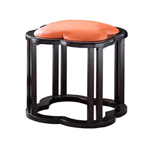Fußhocker Fußhocker Pouf Fußhocker Hocker Runde Pouf Hocker Home Stoff Fußhocker Gefüllte Hocker Tritthocker Tritthocker Wohnzimmer Dekorativ, 2 Farben (Color : Be von SHABOZ