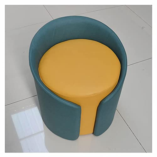 Fußschemel Ottoman Fußschemel Fußhocker Fußhocker Fußhocker Vanity Hocker, Hocker Fußhocker Ottoman, Fußhocker für Wohnzimmer, Osmanischer Couchtisch, Dekorative Möbel Fußbank Fußstütze (Farbe von SHABOZ