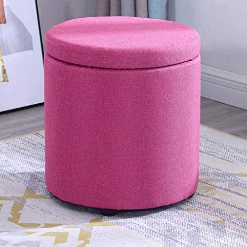 Fußstütze Fußhocker Ottomane Hocker für Ottomanstuhl Kleine Fußstütze Aufbewahrungsbox für osmanischen Sitz, Schuhbank und Hocker Fußstütze Hocker, Massivholzrahmen aus von SHABOZ