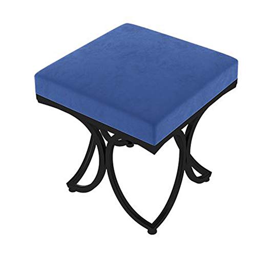 Fußstütze Fußhocker Schuhbank Hocker Erholung Sitz Ankleidezimmer Hocker Fußstütze Kleine Quadratische Schmiedeeisen-Struktur, 10 Farben (Color : Grey, Size : Grey, von SHABOZ