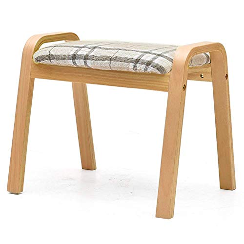 Fußstütze Fußhocker Sitzhocker Fußhocker Hocker Gepolsterter Hocker Kleine Fußstütze Fußstütze Hocker Sitz Stoff Hocker Fußstütze Dekorative Fußstütze Für Zuhause Wohnzimmer In L von SHABOZ