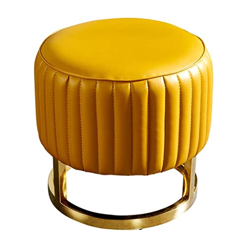 SHABOZ Poufs Fußhocker Fußstütze Fußstütze Fußstütze Fußhocker Hocker, Fußstütze für Wohnzimmer Lederhocker für Fußstützen, Sofahocker Fußstütze für Sofa (Color : B) (E) von SHABOZ