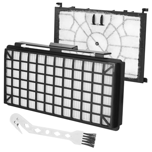 1x HEPA Filter + 1x Motorfilter Kompatibel mit Siemens Q5.0 VSQ5X1230 Extreme SilencePower Staubsauger Filter für Siemens Staubsauger Ersatzfilter Zubehör Bodenstaubsauger VZ154HFB VZ02MSF VSQ5X12M1 von SHACHENH