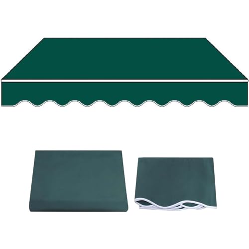 Markisen für Terrassensegel, Draussen Sonnenschutzdach, Markise Ersatzstoff, Einziehbar Terrassenmarkise Ersatzstoff, Markisenstoff Ersatz, PVC-Oxford-Tuch,A,11x8ft(3.4 * 2.5m) von SHAIRMB