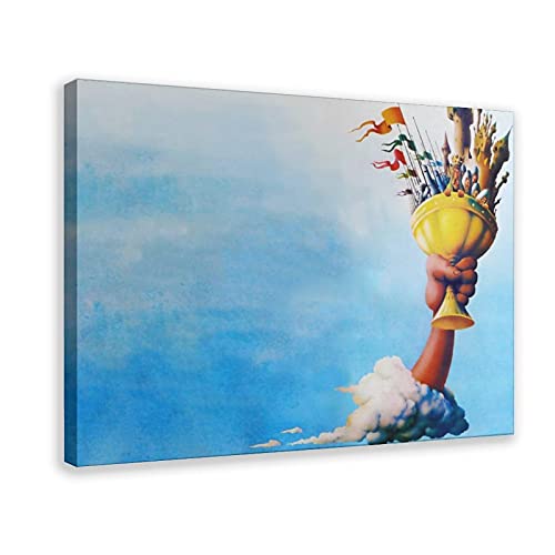 Comedy Monty Python und der Heilige Grail Filmposter 4 Leinwand-Poster Wandkunst Dekor Bild Gemälde für Wohnzimmer Schlafzimmer Dekoration Rahmen: 40 x 60 cm von SHAMAO