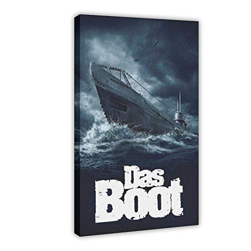 Vintage Classic Das Boot Retro Filmposter Leinwand Poster Schlafzimmer Dekor Sport Landschaft Büro Zimmer Dekor Geschenk Rahmen: 40 × 60 cm von SHAMAO