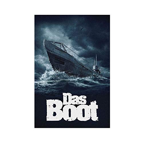 Vintage Classic Das Boot Retro Filmposter Leinwand Poster Schlafzimmer Dekor Sport Landschaft Büro Zimmer Dekor Geschenk Ungerahmt: 40 × 60 cm von SHAMAO