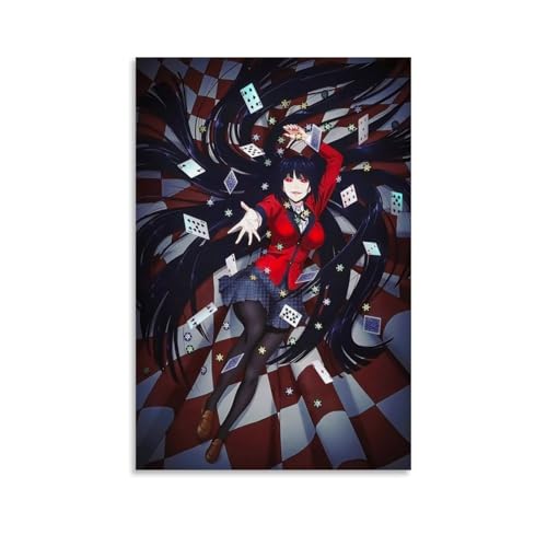 Comic Book Series Kakegurui 003 Poster Dekorative Malerei Leinwand Wandkunst Wohnzimmer Poster Schlafzimmer Malerei 12x18inch(30x45cm) von SHAMWZ