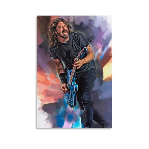 SHAMWZ Dave Grohl Foo Fighters 09 Wandkunst Bilddruck Moderne Familienzimmer Dekor 24x36inch(60x90cm) von SHAMWZ