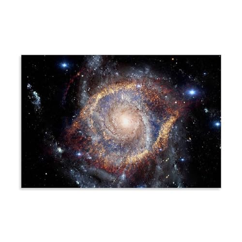 SHAMWZ The Helix Nebula Is A Large Planet in The Constellation Aquarius. Poster Dekorative Malerei Leinwand Wandkunst Wohnzimmer Poster Schlafzimmer Malerei 20x30inch(50x75cm) von SHAMWZ