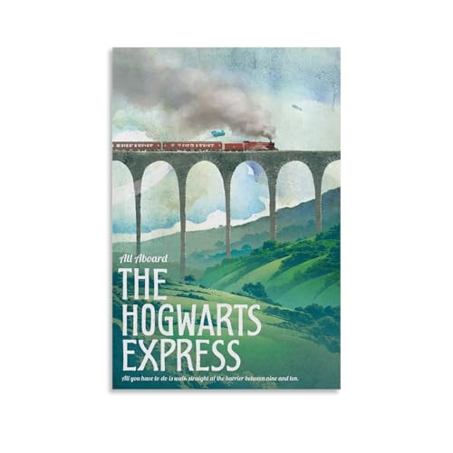 SHAMWZ The Hogwarts Express Poster Dekorative Malerei Leinwand Wandkunst Wohnzimmer Poster Schlafzimmer Malerei 08x12inch(20x30cm) von SHAMWZ
