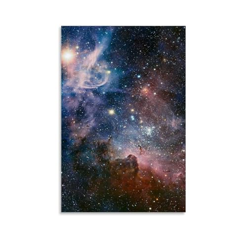 Universe Starry Sky Dream Nebula Canvas Decorative Painting Poster Dekorative Malerei Leinwand Wandkunst Wohnzimmer Poster Schlafzimmer Malerei 16x24inch(40x60cm) von SHAMWZ