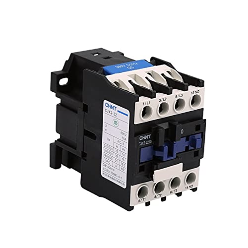 SHANGMAOYO Contactor CHNT CJX2 3. Pole Miniaturschützer-Motor CJX2-3210 (NO) / 01 (NC) 50HZ AC 380V, 220V, 127V, 110V, 48V, 42V, 36V, 24V Environmental Safety (Color : CJX2-3210 01 48V) von SHANGMAOYO