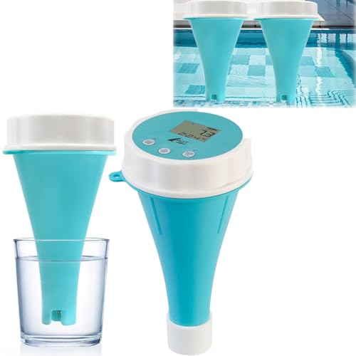 Digitales Schwimmbad-Wasserprüfgerät, Digitaler 6in1-Wassertester mit Bluetooth, Wassertester für Pools, APP-Verbindung, Professionelle Messung Von PH, EC Und Temperatur, Wasserqualitätsdetektor von SHANGYU