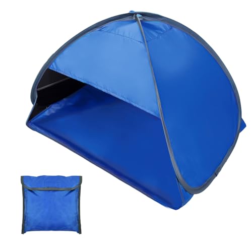 Mini Kopfzelt,Pop Up Zelt Mini, Mini Kopfzelt, Pop Up Zelt Sonnenschutz, Strandmuschel Pop Up Hund, Mini Strandzelt, Ideal für Strandcamping und Outdoor-Aktivitäten von SHANKAM