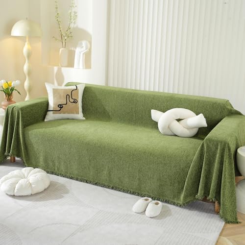 SHANNA Einfarbig Sofa Überwurfdecke 1/2/3/4 Sitzer, Chenille Ganzjährig Nutzbar Sofabezug L Form U Ecksofa Große SofaÜberzug, Vielseitige Sofaüberwurf Couch Überzug Sofa Cover Futonbezug mit Quaste SHANNA Einfarbig Sofa Überwurfdecke 1/2/3/4 Sitzer, Chenille Ganzjährig Nutzbar Sofabezug L Form U Ecksofa Große SofaÜberzug, Vielseitige Sofaüberwurf Couch Überzug Sofa Cover Futonbezug mit Quaste von SHANNA