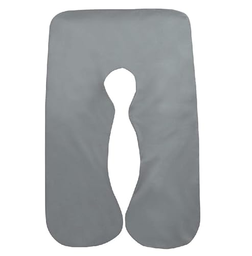 SHANNA Schwangerschaft körper Kissenbezug, Baumwolle u Form Mutterschaft Kissenbezug 80 * 155 cm (Dunkel Grau) von SHANNA