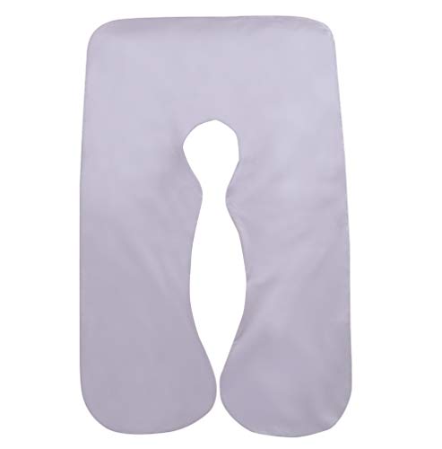 SHANNA Schwangerschaft körper Kissenbezug, Baumwolle u Form Mutterschaft Kissenbezug 80 * 155 cm (Grau) von SHANNA