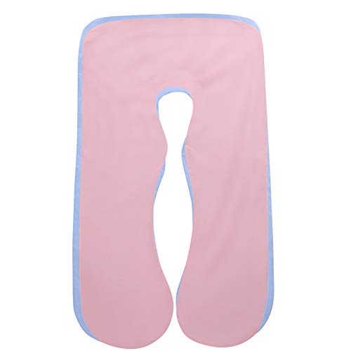 SHANNA Schwangerschaft körper Kissenbezug, Baumwolle u Form Mutterschaft Kissenbezug 80 * 155 cm (Pink + Blau) von SHANNA