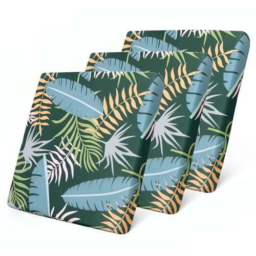 SHANNA Stretch Sofa Sitzkissenbezüge rutschfest Sofabezug: Bedruckte 3 Stück Moderne Sofakissenbezüge Wasserdichter Möbelkissenbezug Jacquard Patio-Möbel Stuhlkissenbezüge Ersatz (Muster-1) von SHANNA