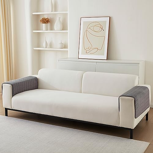 Samt Sofabezug 1 2 3 4 Sitzer Sofabezüge Couchbezug L Form Ecksofa Sofa Couch Überwurfdecke, Sofahusse Sofaüberwürfe rutschfest Sofa Abdeckung (Dary Gray, 70 * 90cm Stückweise Verkauft) von SHANNA