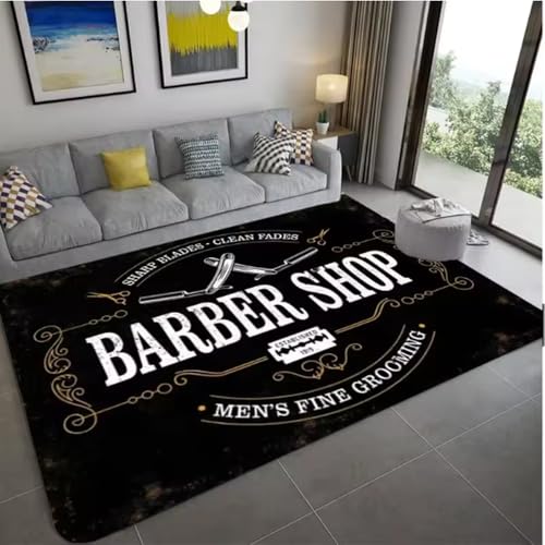 Barber Shop Vintage Schild Experte Teppich Sofa Boden Teppiche Wohndekoration Moderne Teppiche Wohnzimmer Küche Teppich 120X180Cm Barber Shop Vintage Schild Experte Teppich Sofa Boden Teppiche Wohndekoration Moderne Teppiche Wohnzimmer Küche Teppich 120X180Cm von SHAOPENGA