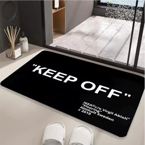 Halten Sie Sich Von Area Teppichen Bodenmatte Schwarz Und Weiß Teppich Türmatte Teppich Für Bett Sofa Dekoration Schützen Sie Ihren Persönlichen Raum 160X230Cm Halten Sie Sich Von Area Teppichen Bodenmatte Schwarz Und Weiß Teppich Türmatte Teppich Für Bett Sofa Dekoration Schützen Sie Ihren Persönlichen Raum 160X230Cm von SHAOPENGA