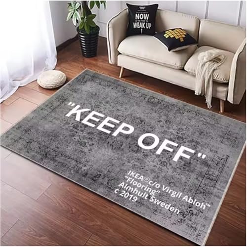 SHAOPENGA Basketball Schuhe Turnschuhe Print Teppich Teppich Für Wohnzimmer Flur Schlafzimmer Türmatte Zimmer Spiel Bodenmatte 140X200Cm von SHAOPENGA