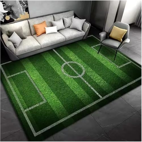 SHAOPENGA Basketballschuhe Bedruckter Teppich Für Wohnzimmer rutschfeste Zimmer Schlafzimmer Foor Matte Waschbarer Badezimmerteppich 140X200Cm von SHAOPENGA