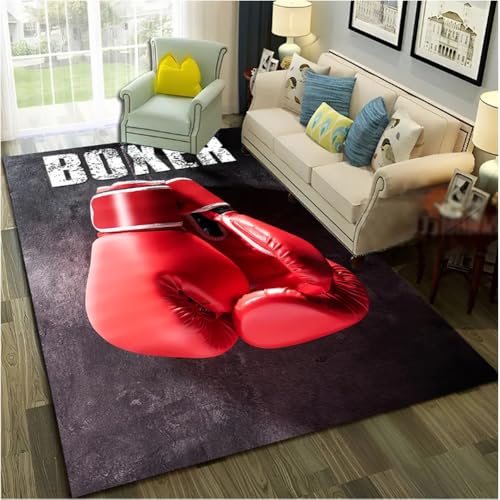 SHAOPENGA Boxer Fight Boxhandschuhe Teppich Für Zuhause Wohnzimmer Schlafzimmer Sofa Fußmatte Dekor Teppich rutschfeste Bodenmatte 50X80Cm SHAOPENGA Boxer Fight Boxhandschuhe Teppich Für Zuhause Wohnzimmer Schlafzimmer Sofa Fußmatte Dekor Teppich rutschfeste Bodenmatte 50X80Cm von SHAOPENGA