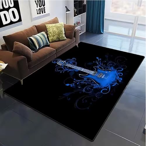 SHAOPENGA Bunte Musik Gitarre Melodie Teppiche Für Wohnzimmer Rutschfester Bereich Teppich Schlafzimmer Nachttisch Home Decor Bodenmatte 140X200Cm SHAOPENGA Bunte Musik Gitarre Melodie Teppiche Für Wohnzimmer Rutschfester Bereich Teppich Schlafzimmer Nachttisch Home Decor Bodenmatte 140X200Cm von SHAOPENGA