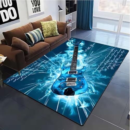 SHAOPENGA Bunte Musik Gitarre Melodie Teppiche Für Wohnzimmer Rutschfester Bereich Teppich Schlafzimmer Nachttisch Home Decor Bodenmatte 140X200Cm SHAOPENGA Bunte Musik Gitarre Melodie Teppiche Für Wohnzimmer Rutschfester Bereich Teppich Schlafzimmer Nachttisch Home Decor Bodenmatte 140X200Cm von SHAOPENGA