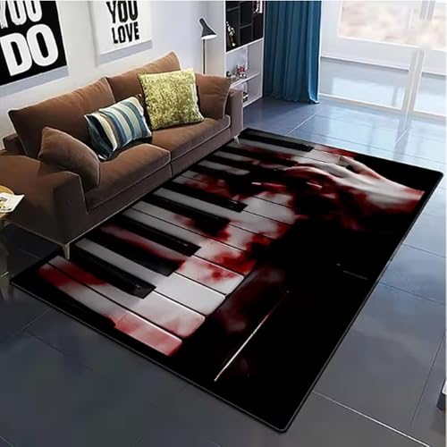 SHAOPENGA Bunte Musik Gitarre Melodie Teppiche Für Wohnzimmer Rutschfester Bereich Teppich Schlafzimmer Nachttisch Home Decor Bodenmatte 140X200Cm SHAOPENGA Bunte Musik Gitarre Melodie Teppiche Für Wohnzimmer Rutschfester Bereich Teppich Schlafzimmer Nachttisch Home Decor Bodenmatte 140X200Cm von SHAOPENGA